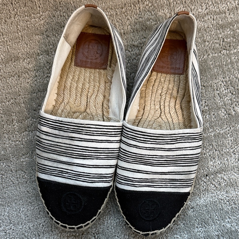 Tory Burch Cream Espadrilles